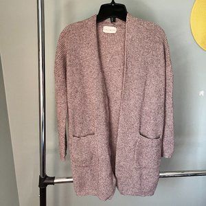 Small Muted Pink Knit Cardigan